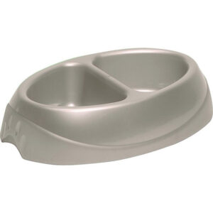 Petmate Ultra Lightweight Dish Double Diner Large 23175