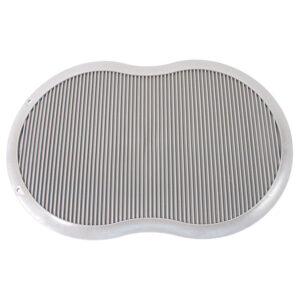 Petmate Replendish Single Food Mat - Brushed Nickel, Small