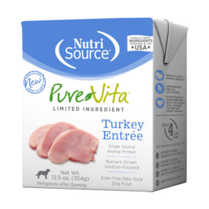 PUREVITA TURKEY ENTRÉE PATÉ GRAIN FREE DOG FOOD 12.5OZ