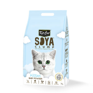 Kit Cat Soya Clump Soybean Litter - Baby Powder (for Kitten) 7L KC-4716