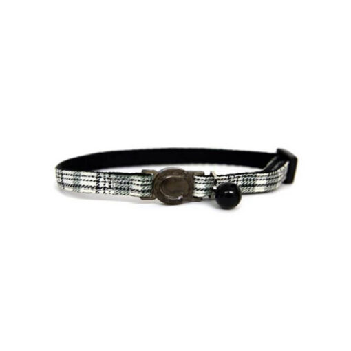 RW GREEN CHECK CAT COLLAR 03199