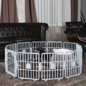 韓國SMART FENCE (Door) -PLASTIC PET FENCE (Grey)  Small