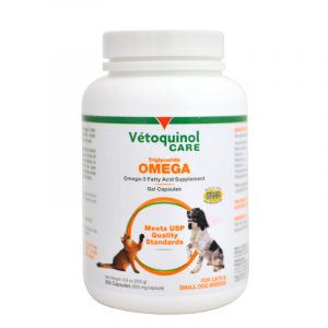 Vetoquinol Triglyceride OMEGA Omega-3 Fatty Acids Large & Giant Breed Dogs Cap 250 us
