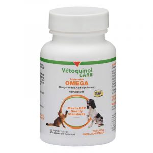 Vetoquinol Triglyceride OMEGA Omega-3 Fatty Acids Large & Giant Breed Dogs Cap 60 us