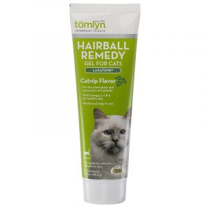 TOMLYN Hairball Remedy - Gel For Cats Catnip Flavor - Laxatone 4.25 oz 411508