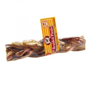 SMOKEHOUSE Steer Pizzle Braids & Twists 5"  84194 85943@