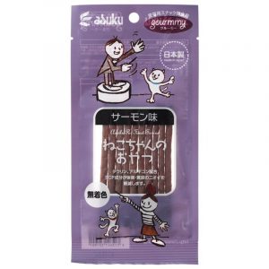 Asuku GOURMMY貓小食(三文魚肉條)20G@