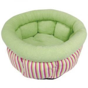 Asuku  Tropical stripe cup bed pink