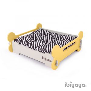 IBIYAYA BONE -BONE PET BED (M) 寵物骨頭床 Y/BR FF1206-M-BY