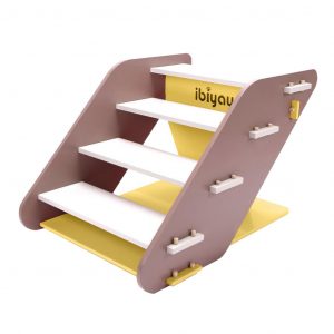 IBIYAYA 寵物四階小樓梯 Pet Stair(L) Yellow FF1313-Y
