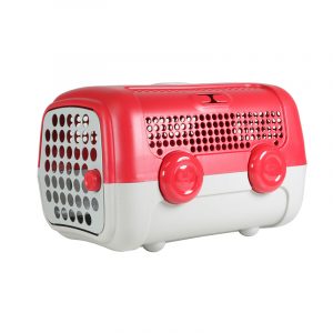 A.U.T.O. - Pet Carrier Red/dark grey- MADE IN  ITALY