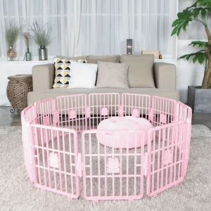 韓國SMART FENCE- PLASTIC PET FENCE (Pink) Small