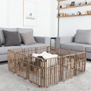 韓國SMART FENCE- PLASTIC PET FENCE (Brown) Small