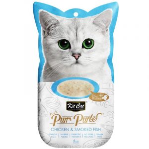 Kit Cat Purrpuree養生雞肉醬(煙燻魚類)15gx4 KC-898