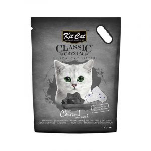 Kit Cat Classic Crystal Charcoal Unscented Cat Litter 5L KC-108
