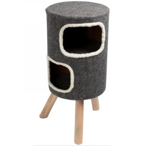 Circle pets TwoLevelGeometryCatCave(灰)TM-115003