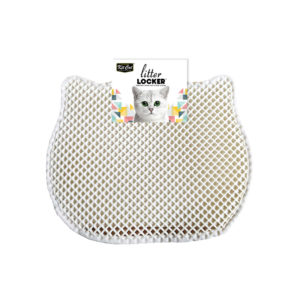 Kit Cat Double Layer Cat Litter Locker Mat - Cream KC-6547C