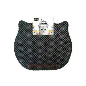 Kit Cat Double Layer Cat Litter Locker Mat - BLACK KC-6547B