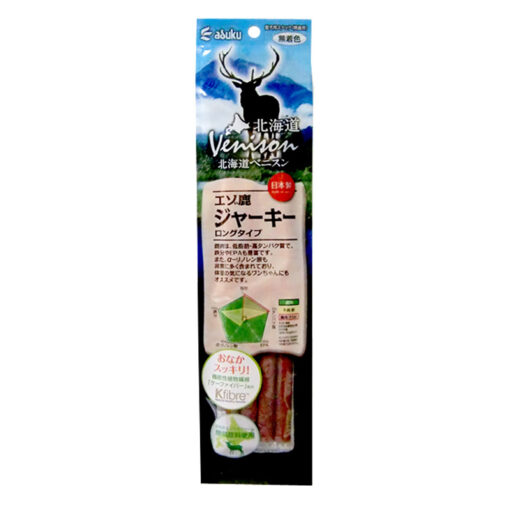 Asuku Hokkaido Venison Jerky Long Stick Type 3pcs