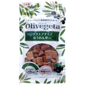 Asuku Olivegeta Square Chip inclusive Spinach 130g