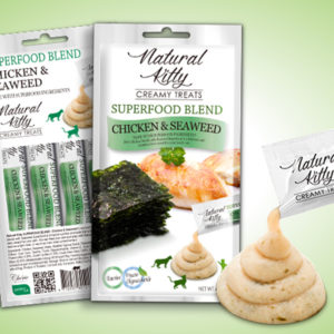 NATURAL KITTY Chicken & Seaweed 12g x4