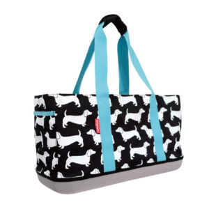 Ibiyaya Sausage Dog Daily Tote Black Sesame FC1671-D-B