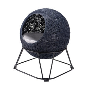 Ibiyaya Zentangle Pet Cave Pod - Steel Blue FB1701-B