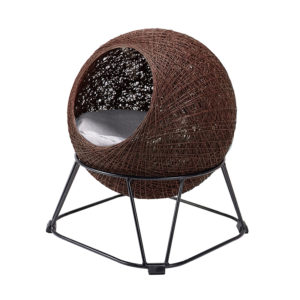 Ibiyaya Zentangle Pet Cave Pod-Choco Brown FB1701-BR