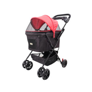 Ibiyaya Easy Strolling Pet Buggy - Simple (RED) FS1617-R