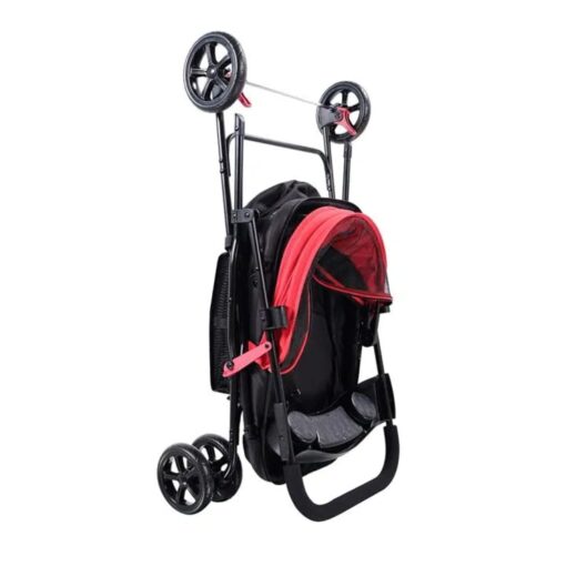 Ibiyaya Easy Strolling Pet Buggy - Simple (RED) FS1617-R - Image 3