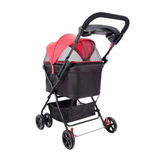 Ibiyaya Easy Strolling Pet Buggy - Simple (RED) FS1617-R - Image 4