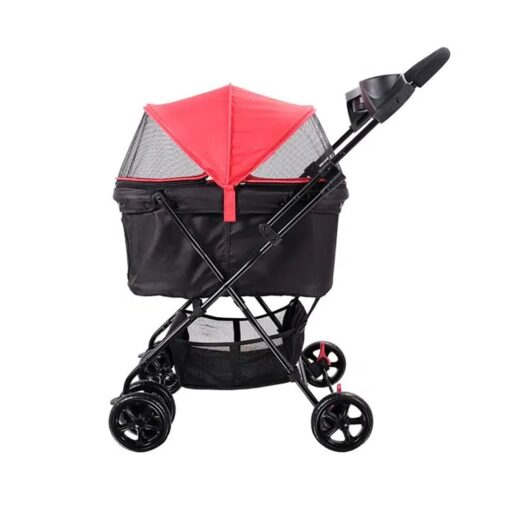 Ibiyaya Easy Strolling Pet Buggy - Simple (RED) FS1617-R - Image 6