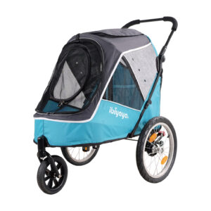 IBIYAYA Happy Pet Trailer/Jogger 2.0 – Ocean Blue