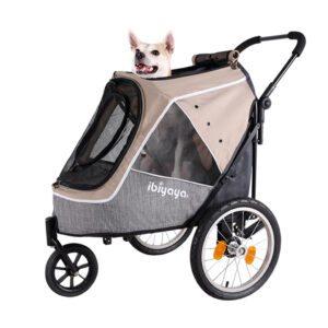IBIYAYA Happy Pet Trailer/Jogger 2.0 – Latte