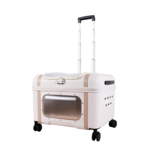 Ibiyaya Lavada Pet Transport Luggage -White Mocha FC2012-W