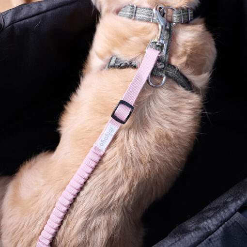 Ibiyaya No Shock! Bungee Leash Extension/ Stroller Tether – Pink - Image 3