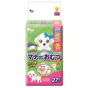 日本Pone 尿濕標示彈性膠帶寵物尿片 SS 27P