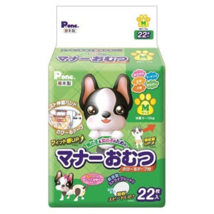 日本Pone尿濕標示彈性膠帶寵物尿片M 22P
