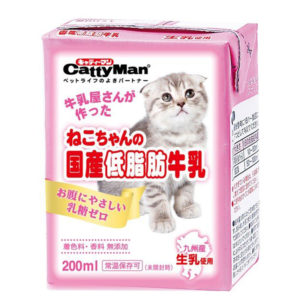 CATTYMAN無添加低脂奶(貓用)200ML DM-5248@