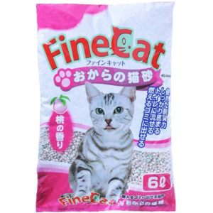 HITACHI FINE CAT Tofu Cat Litter(PEACH) 6L