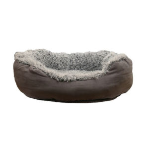 RW Grey Lion 仿麂皮橢圓形床75cm 04409