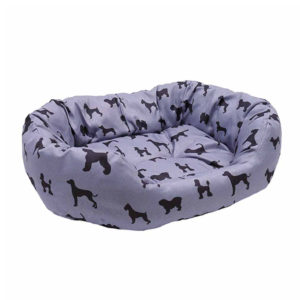 RW Dogs Print Grey 80cm 04803
