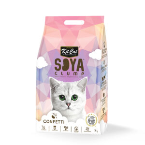 Kit Cat Soya Clump Soybean Litter - Confetti 7L