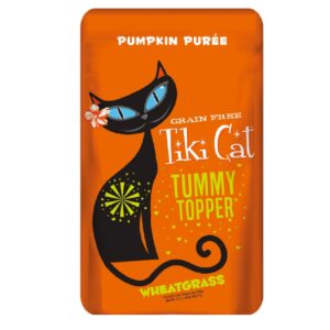 Tiki Cat Pumpkin & Wheatgrass Topper 1.5 oz 11282