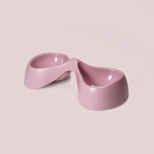 "Bici" Double bowl Pink 2020 MADE IN ITALY