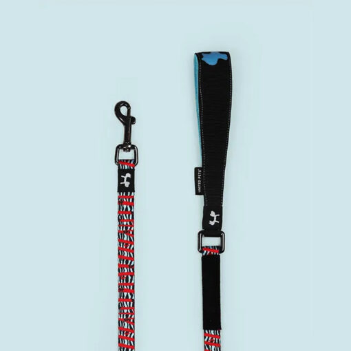 UP COMPLETE ME - Leash size Small 16 x 1400 mm  Zebra Red - Image 2