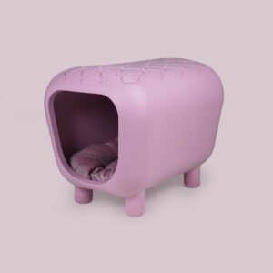 PANCUCCIA - Bench/Nest for dog and cats with  inner pillow Pink MADE IN ITALY