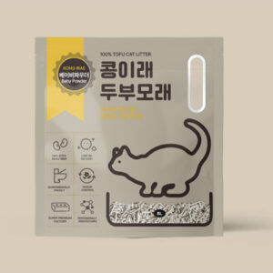 Kong Irae Ultra Clumping Tofu Cat Litter - Baby Powder 8L