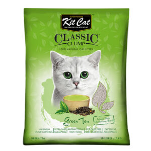 Kit Cat 天然凝結貓砂(綠茶)10L/7kg KC-010