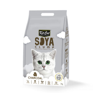Kit Cat Soya Clump Soybean Litter - Charcoal 7L